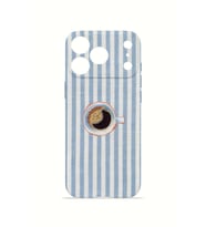 iPhone 17 Pro Max Vorian İnce Kamera Korumalı Mika Kılıf Morning Coffee Stripe