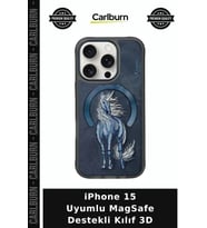 iPhone 15 Uyumlu MagSafe Destekli Kılıf 3D Telefon Kapağı Cep Kabı Mobil Aksesuar