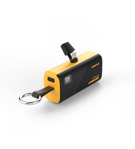 Polosmart PSM131 5000 mAh Powerbank 20W PD Hızlı Şarj Lightning Soketli Göstergeli Sarı