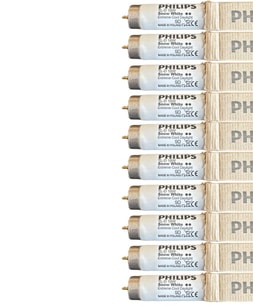 Philips 18W Snow White 12000K (Beyaz Işık) G13 Duylu Floresan (10 Adet)