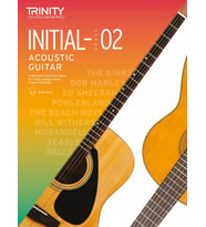 Trinity College London Acoustic Guitar Exam Pieces From 2020: Initial–Grade 2 (Krem)