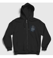Presmono Unisex Siyah Leaves Shawn Mendes Fermuarlı Kapüşonlu Sweatshirt 231388tt