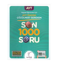 Karekök Yayınları AYT ÖNCESİ SON 1000 SORU SAYISAL (Çok Renkli)