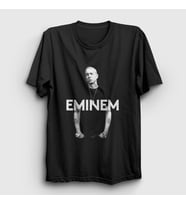 Presmono Unisex Siyah Slim Shady Eminem T-Shirt 156053tt