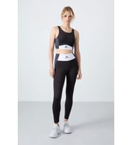 TOMMY LİFE T15BY-95334_1 BAYAN BÜSTİYER-TAYT TAKIM SİYAH