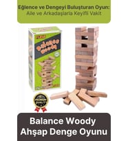 Premium Eğlence Parti Etkinlik Aile Strateji Koordinasyon Gelişimi Balance Woody Ahşap Denge Oyunu