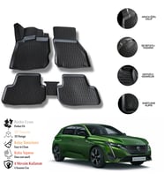 Peugeot 308 2022 3D Havuzlu Paspas OTL