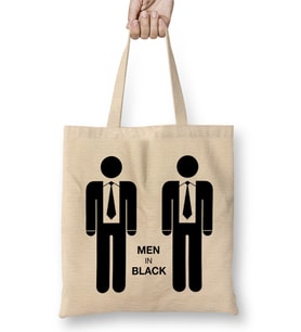 Men In Black Minimal Bez Çanta Uzun Saplı