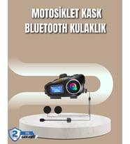 500 Metre İnterkom Mesafeli Kask Kulaklığı Gürültü Engelleyici