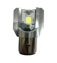 Motosiklet BA20D Dc 12-60 V 12 W 6500K Cob LED Uzun / Kısa Işık Far Ampul Beyaz (Bosch Tipi)
