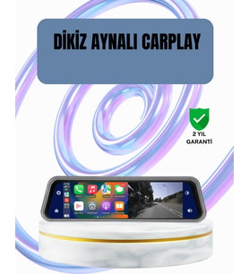 Ön Arka Kameralı Dokunmatik Dikiz Aynası 170° Geniş Açı
