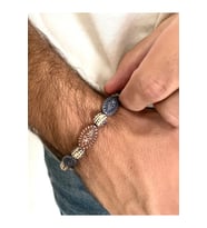 Erkek - Elegant > Motifli Şık Tasarım Ahşap Padore Bileklik  Handmade