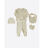 Organik New Basic 5'li Zıbın Set - NATURAL