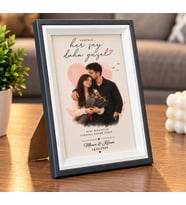 Kişiye Özel Fotoğraflı Çerçeve 13x18 - Sevgiliye Romantik Hediye