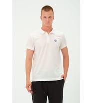 Erkek Polo Yaka Tişört Rahat Kesim Baskılı T-shirt