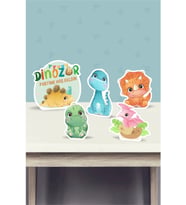 Baby Dinozor Teması Ayaklı Pano Set (Masa Üstü) *Kalın Kağıt