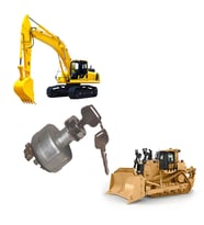 Komatsu - Caterpıllar Kontak Anahtarı Geniş Düz Boğaz