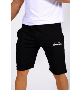 Diadora Mesa Kamp Şortu Pamuklu Siyah Cepli Erkek