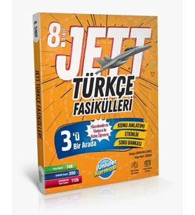 ÜNLÜLER KARMASI 8. Sınıf Jett Türkçe Fasikülleri