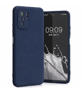 Coverzone Xiaomi Redmi Note 10S ?le Uyumlu K?l?f Z-Mara Lansman Vieri Tam Koruma Arka Kapak Kamera Koruma �?k?nt?l? P�r�zs�z Y�zey Lacivert