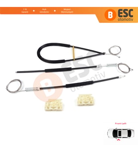 Citroen C4 Picasso MK1 UD Grand UA 2006-2013 MPV 9221CV İçin Elektrikli Ön Sol Cam Kriko Tamir Seti