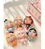 6 ADET crying again cry baby labubu sürpriz kutu rasgele renk 6lı set (Çok Renkli)