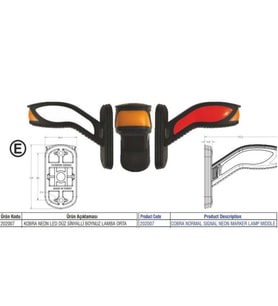 BOYNUZ LAMBASI 24 VOLT LED NEON SOL