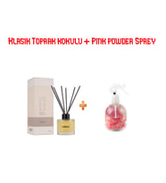 Classic Place Toprak 120 Ml + Pınk Powder 500 Ml Plastik Sprey Ortam Kokusu