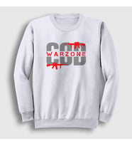 Presmono Unisex Beyaz Oyun Call Of Duty Warzone Sweatshirt 513101tt (Beyaz)