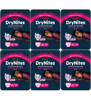 Drynites Emici Gece Külodu/Külot Bez Kız 13+ Yaş (48-60KG) X Large 120 Adet Mega Pk (6PK*20)