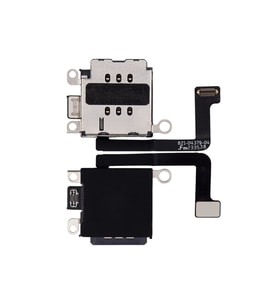 iPhone 15 Uyumlu Sim Konnektörü Çift Anakart sim okuyucu soketi sim kart yuvası lehim parçası sim kart okuyucu konnektörü
