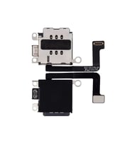 iPhone 15 Uyumlu Sim Konnektörü Çift Anakart sim okuyucu soketi sim kart yuvası lehim parçası sim kart okuyucu konnektörü