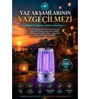 Gece Modlu Mor Işık Teknolojili Sivrisinek Yakalayıcı