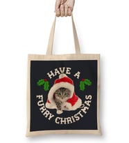 Have A Furry Christmas Cat Bez Çanta Uzun Saplı