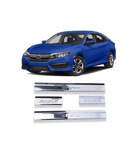 Honda Civic Fc5 Krom Kapı Eşiği 4 Parça