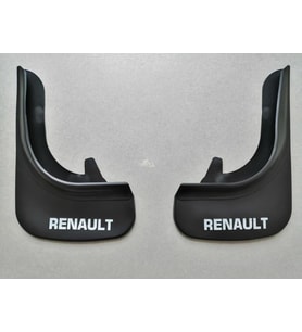 Renault Tüm Modellere Uygun Ön Paçalık Tozluk Çamurluk (Siyah - Beyaz)