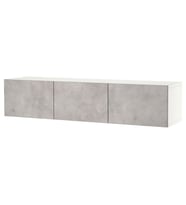 Tv sehpası, beyaz-açık gri, 180x42x38 cm, KALLVIKEN