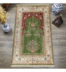 Dijital Baskılı, Yıkanabilir, Yumuşak Dokulu Çocuk ve Yetişkin SECCADE 65x115 cm  S-DOT-HTS-02