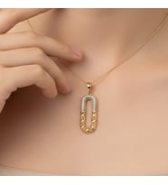 XUPİNG JEWELRY UZUN ZİRKON TAŞLI KOLYE (Sarı)
