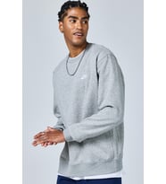 Nike Sportswear Crew Sweat Cotton Pamuklu Sweatshirt Gri