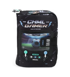 CHIMOLA CHML GAMER FUTBOL KALEM ÇANTASI SİYAH (E)