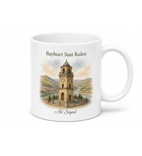 Bayburt Merkez Saat Kulesi Doğu Anadolu Hatırası Kupa Bardak Hediye