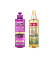 Bioblas Sıvı Saç Kremi Argan 200 ml ve Şek.Onarıcı Saç Kremi 250 ml 2 li