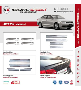VW Jetta Ön Tampon Altı (Dil Mod) Fiber 2012 ve Sonrası