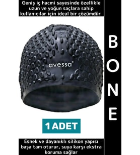 #Bone Su Sızdırmaz Esnek Yumuşak Silikon Havuz Deniz Yüzme Kulağa Su Geçirmez Büyük Beden Saç Bonesi
