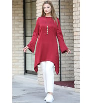 Armin Tesettür Tunik Camel