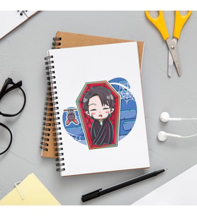 Vampir Tasarımlı Defter