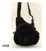HNB Tek Kayışlı Erkek Yan Outdoor Taktik Çanta - Siyah