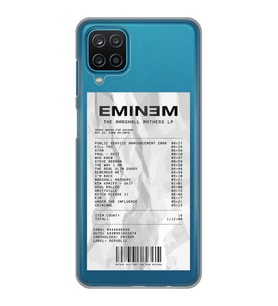 Samsung Galaxy M32 Uyumlu Eminem Tasarımlı Şeffaf Telefon Kılıfı