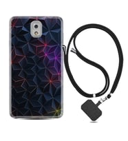 Samsung Note 3 4 5 8 9 20 Ultra 10 Lite Kılıf Boyun Askılı Silikon Renkli Prizmalar 1783